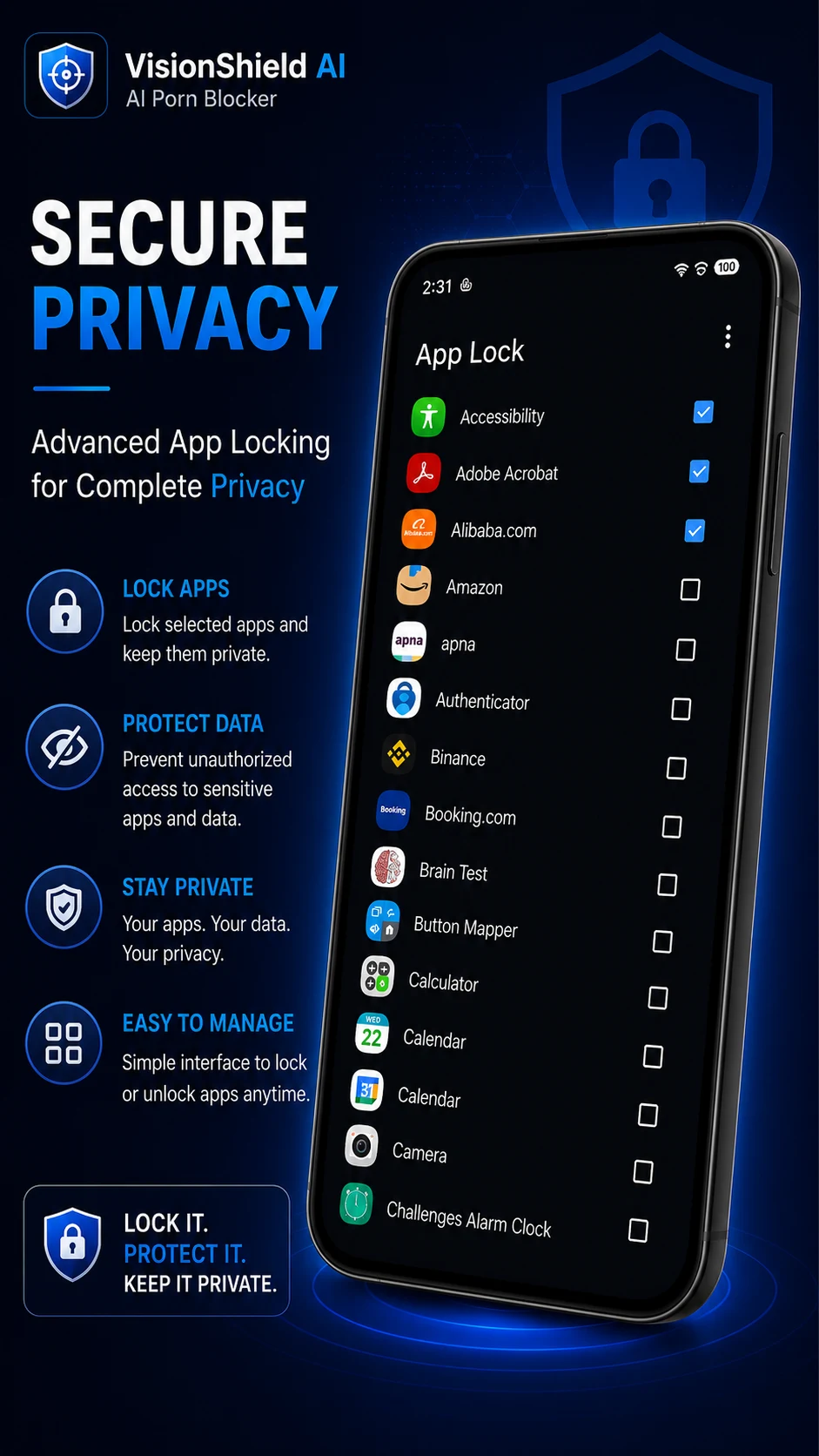 Porn Blocker By VisionShield screenshot