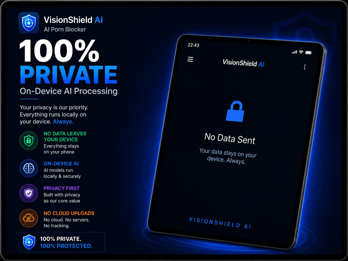 Porn Blocker By VisionShield screenshot