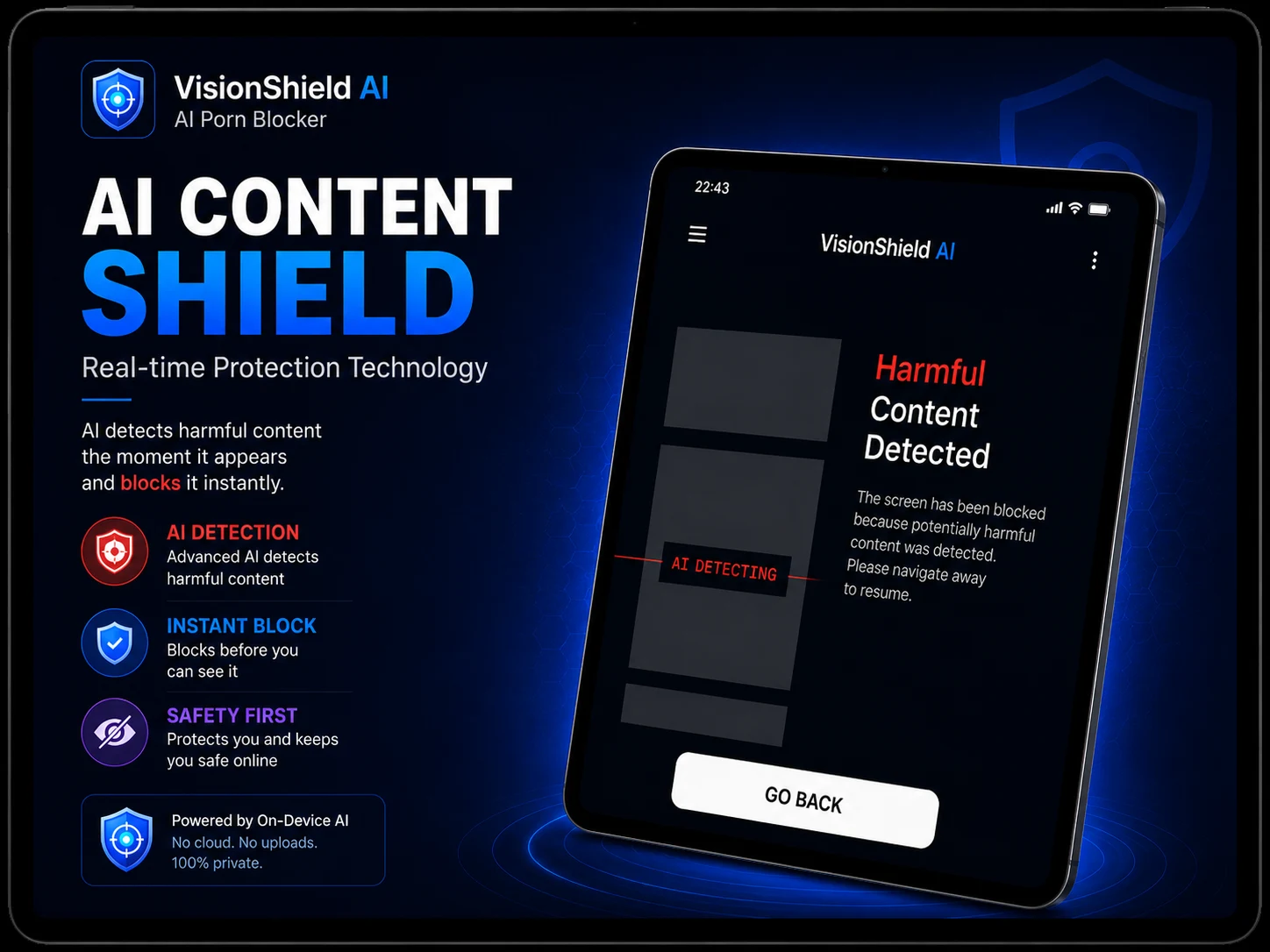 Porn Blocker By VisionShield screenshot