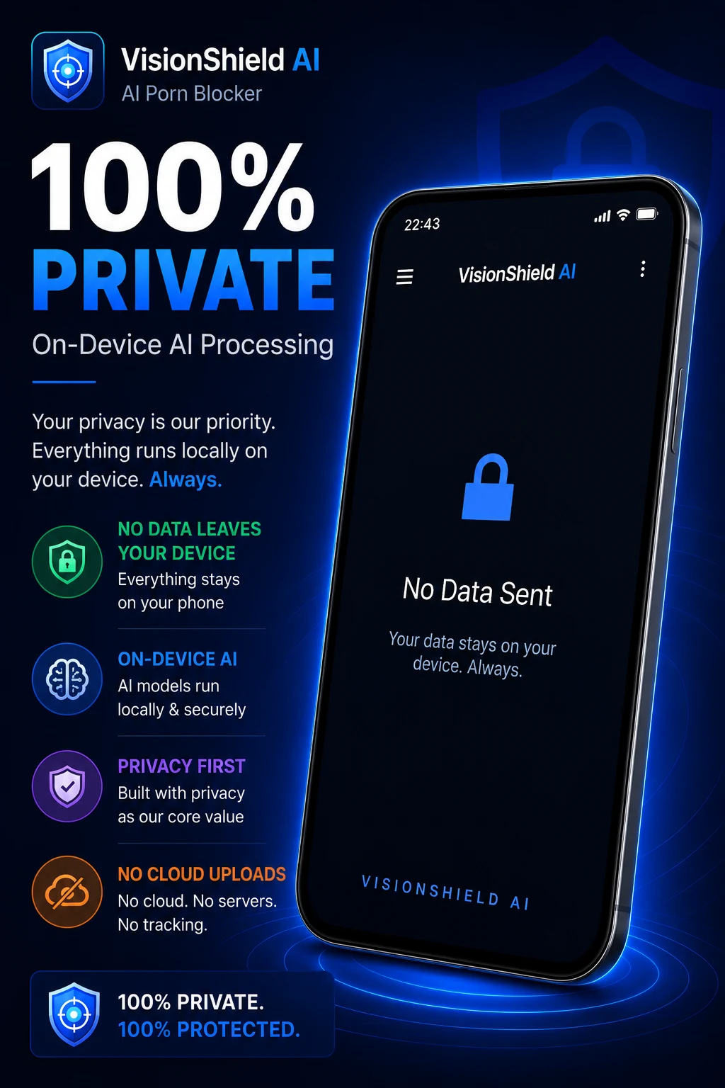 Porn Blocker By VisionShield screenshot